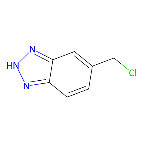 5-(chloromethyl)-2H-benzotriazole structure