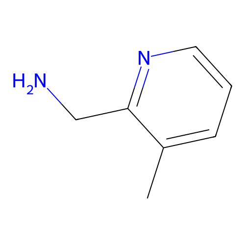 (3-Methylpyridin-2-yl)methanamine structure