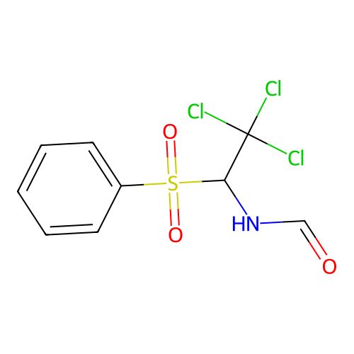 2,2,2-Trichloro-1-(phenylsulfonyl)ethylformamide structure