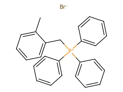 (2-甲基苄基)三苯基溴化鏻 structure