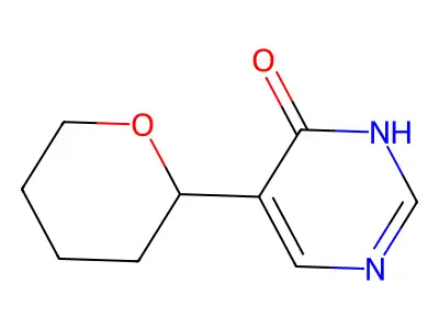 5-(Oxan-2-yl)pyrimidin-4-ol structure