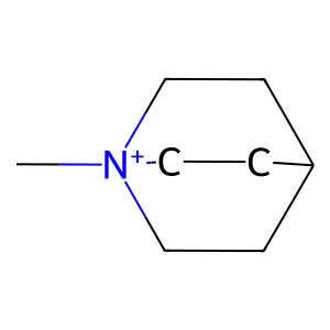 1-Methyl-1-azoniabicyclo[2.2.2]octane structure