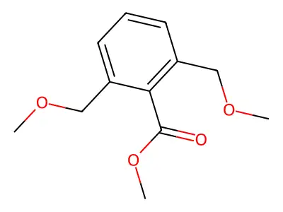 Methyl 2,6-bis(methoxymethyl)benzoate structure