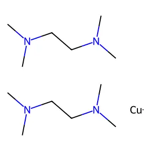 copper;bis(N,N,N',N'-tetramethylethane-1,2-diamine) structure