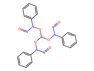 N-Nitroso-N-phenylhydroxylamine aluminum salt structure