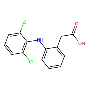 双氯芬酸 structure
