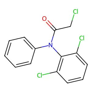 2-氯-N-(2,6-二氯苯基)-N-苯基乙酰胺 structure