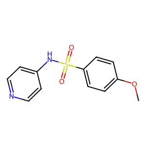 4-Methoxy-N-4-pyridinylbenzenesulfonamide structure