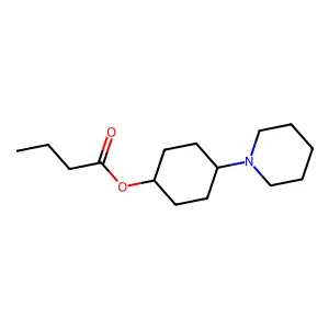 4-(1-哌啶基)环己基丁酸酯 structure