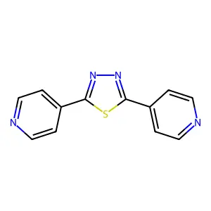 2,5-Bis(4-pyridyl)-1,3,4-thiadiazole structure