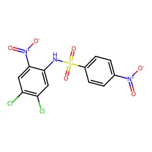 N-(4,5-dichloro-2-nitrophenyl)-4-nitrobenzenesulfonamide structure