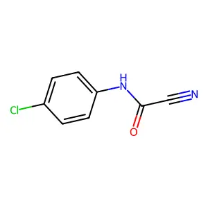 N-(4-chlorophenyl)-1-cyanoformamide structure