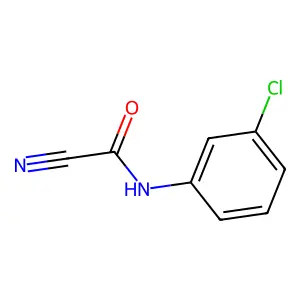 N-(3-chlorophenyl)-1-cyanoformamide structure