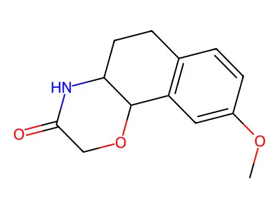 9-methoxy-3,4,4a,5,6,10b-hexahydro-2H-benzo[h][1,4]benzoxazine structure