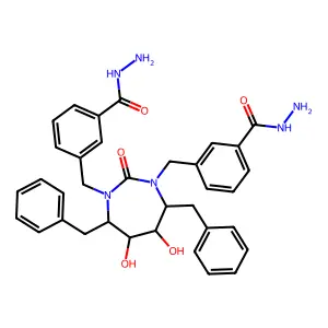 Cyclic urea deriv. structure
