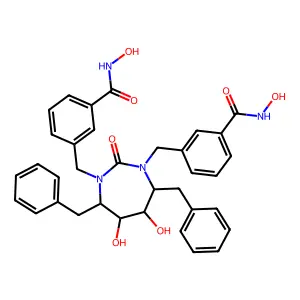 Cyclic urea deriv. structure