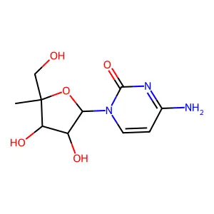 4'-C-Methylcytidine structure