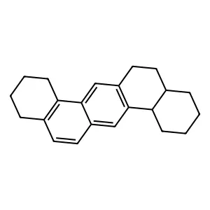 1,2,3,4,4a,5,6,8,9,10,11,14b-Dodecahydrodibenz(a,H)anthracene structure