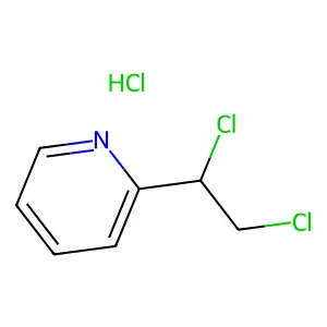 2-(1,2-Dichloroethyl)pyridine hydrochloride structure