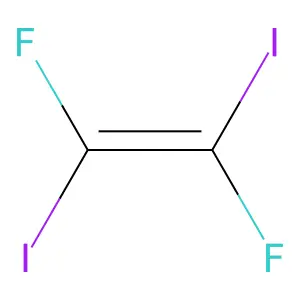 1,2-Difluoro-1,2-diiodoethene structure