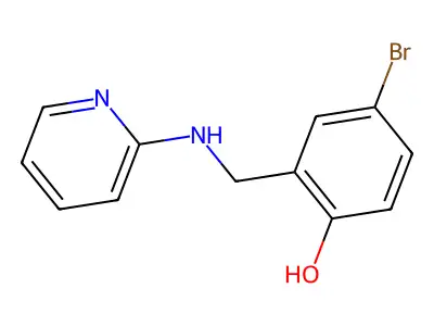 4-Bromo-2-(pyridin-2-ylaminomethyl)-phenol structure