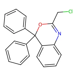 2-(Chloromethyl)-4,4-diphenyl-4H-3,1-benzoxazine structure