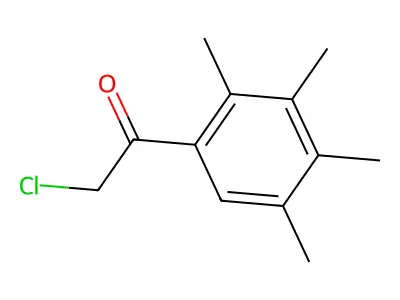 2-Chloro-1-(2,3,4,5-tetramethylphenyl)ethanone structure