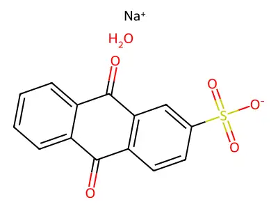 9,10-Dioxo-9,10-dihydroanthracene-2-sulfonate structure