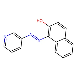 2-Naphthalenol, 1-(2-(3-pyridinyl)diazenyl)- structure