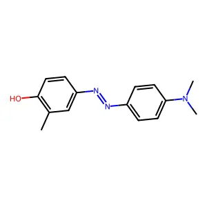 4-((p-(Dimethylamino)phenyl)azo)-o-cresol structure