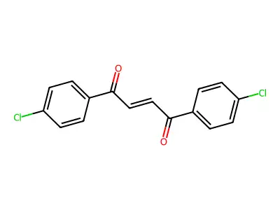 1,4-Bis(4-chlorophenyl)-2-butene-1,4-dione structure