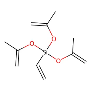 Tris(isopropenyloxy)vinylsilane structure