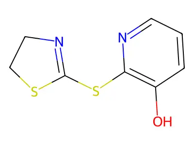 2-(3-Hydroxy-2-pyridyl)-2-thiothiazoline structure