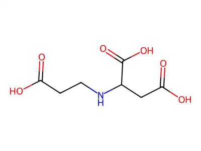 2-[(2-Carboxyethyl)amino]butanedioic acid structure