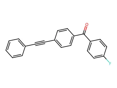 4-Fluoro-4'-(phenylethynyl)benzophenone structure