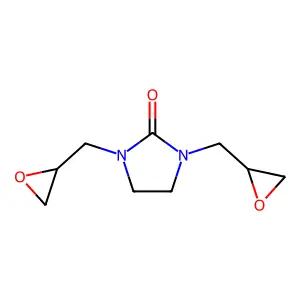 1,3-Bis[(oxiran-2-yl)methyl]imidazolidin-2-one structure