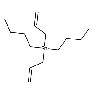 Diallyldibutylstannane structure