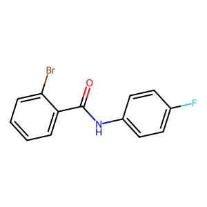 2-Bromo-N-(4-fluorophenyl)benzamide structure