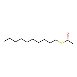 S-Decyl ethanethioate structure