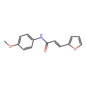 3-(2-furyl)-N-(4-methoxyphenyl)prop-2-enamide structure