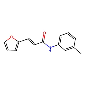 3-(furan-2-yl)-N-(3-methylphenyl)prop-2-enamide structure