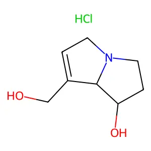 Heliotridine hydrochloride structure