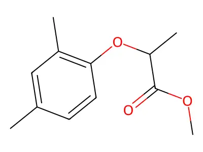 Methyl 2-(2,4-dimethylphenoxy)propanoate structure