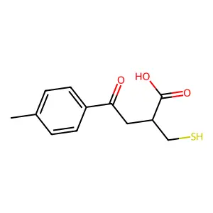 4-(4-methylphenyl)-4-oxo-2-(sulfanylmethyl)butanoic Acid structure
