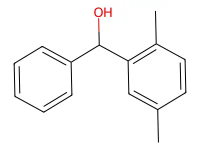 (2,5-Dimethylphenyl)(phenyl)methanol structure