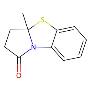 Pyrrolo(2,1-b)benzothiazol-1(2H)-one, 3,3a-dihydro-3a-methyl- structure