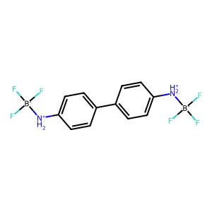 Trifluoro-[[4-[4-(trifluoroboranuidylazaniumyl)phenyl]phenyl]azaniumyl]boranuide structure