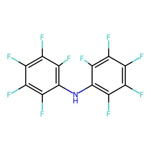 Benzenamine, 2,3,4,5,6-pentafluoro-N-(pentafluorophenyl)- structure