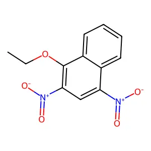 1-Ethoxy-2,4-dinitronaphthalene structure