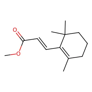 3-(2,6,6-三甲基环己-1-烯-1-基)丙烯酸甲酯 structure